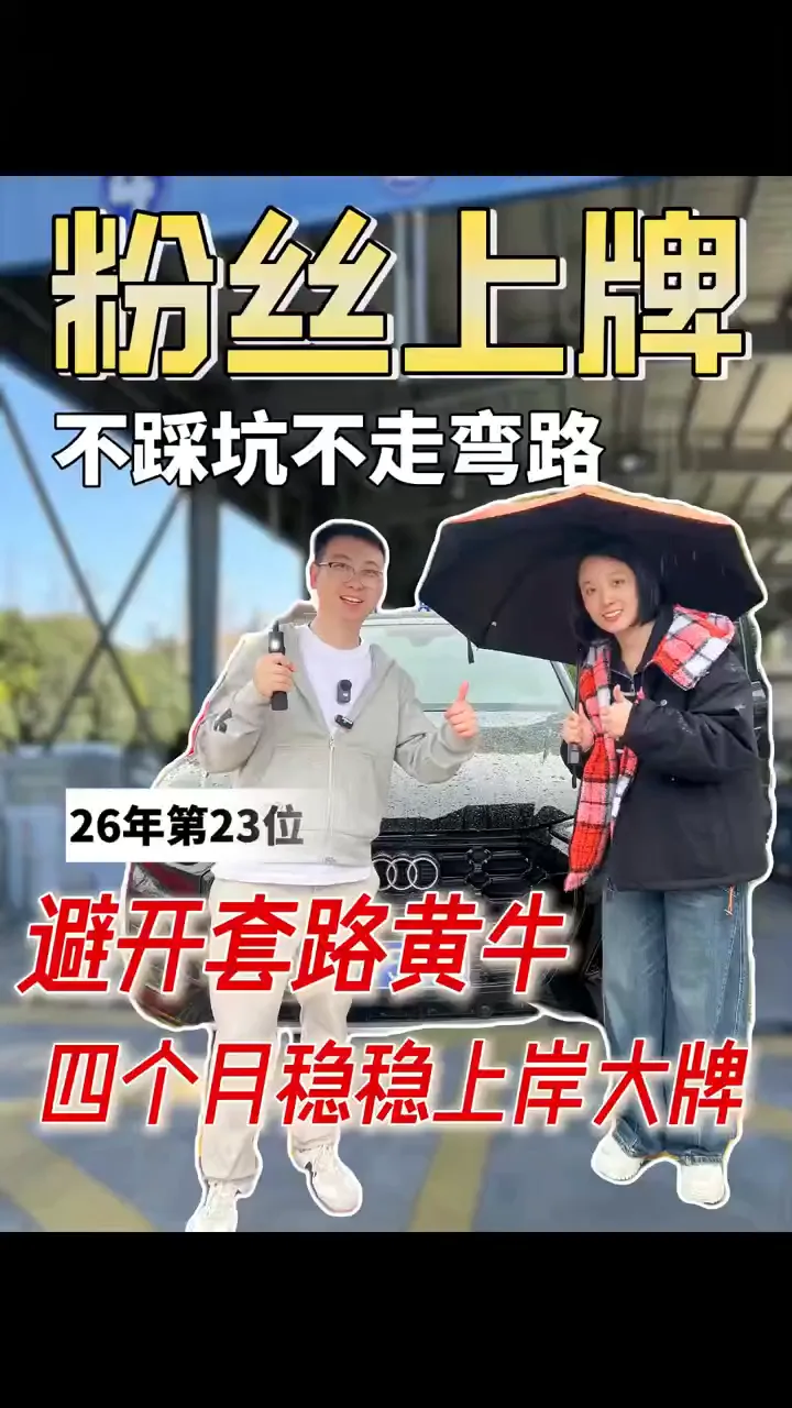 新车上牌成功场景